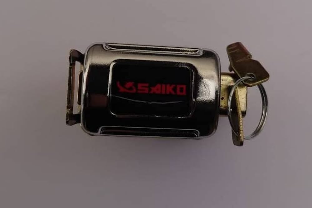 たけし Amazon | 斉工舎(SAIKO) オレポン前輪錠[OB-10F] シルバー | 斉